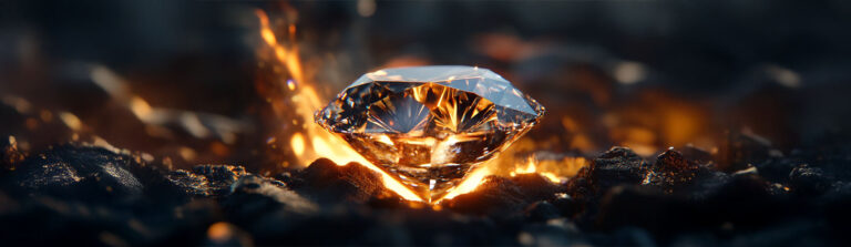 Diamond under fire