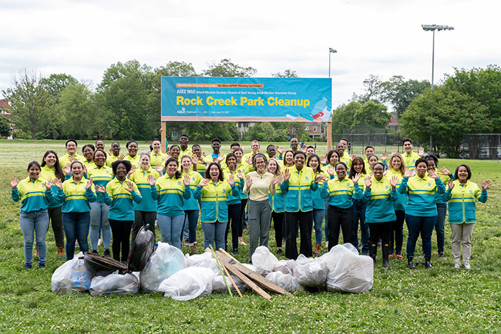 ASEZ WAO Rock Creek Park Cleanup